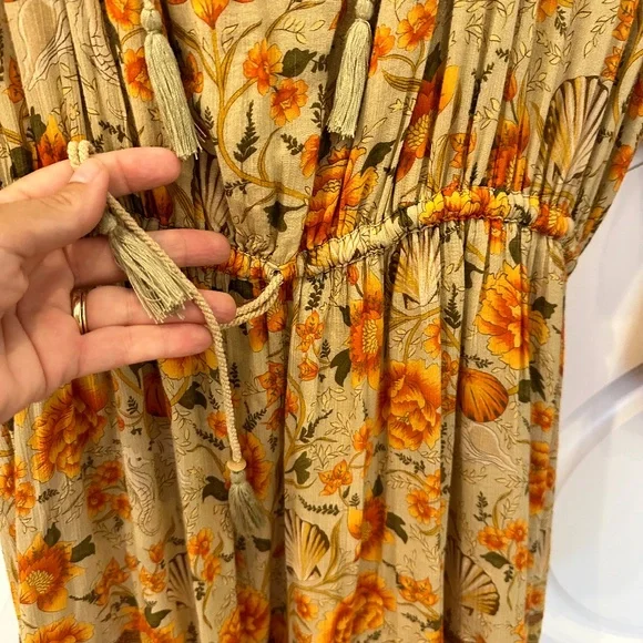 Spell & The Gypsy mermaid pumpkin fall Thanksgiving dress size L - Picture 7 of 15